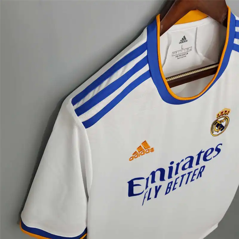 Real Madrid Retro Jersey Home Custom Soccer Shirt 2021/22