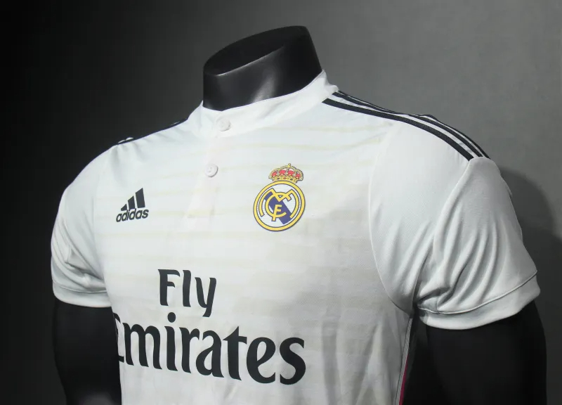 Real Madrid Authentic Retro Jersey Home Soccer Shirt 2014/15