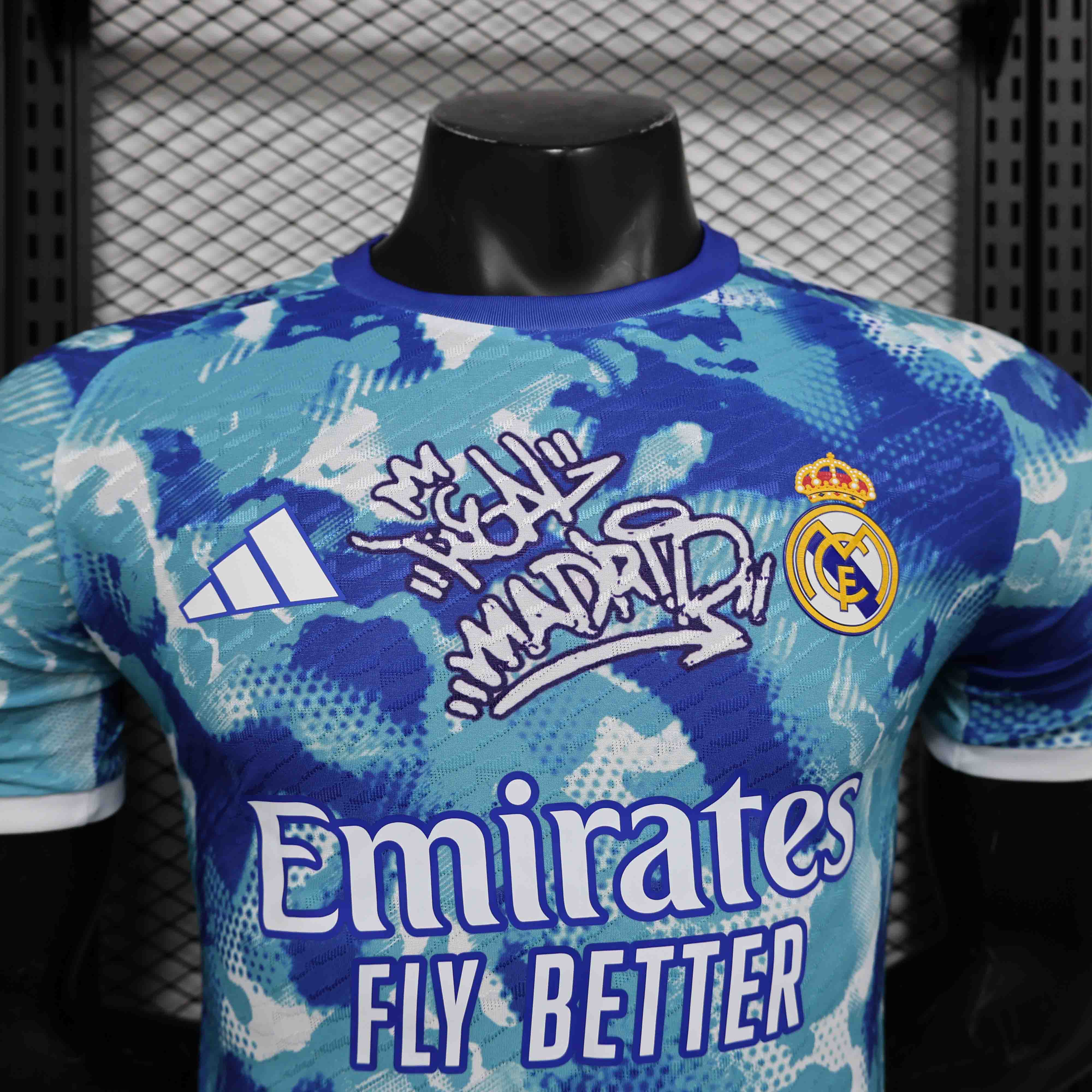 Real Madrid Authentic Soccer Jersey Ocean Special Edition Shirt 2024/25