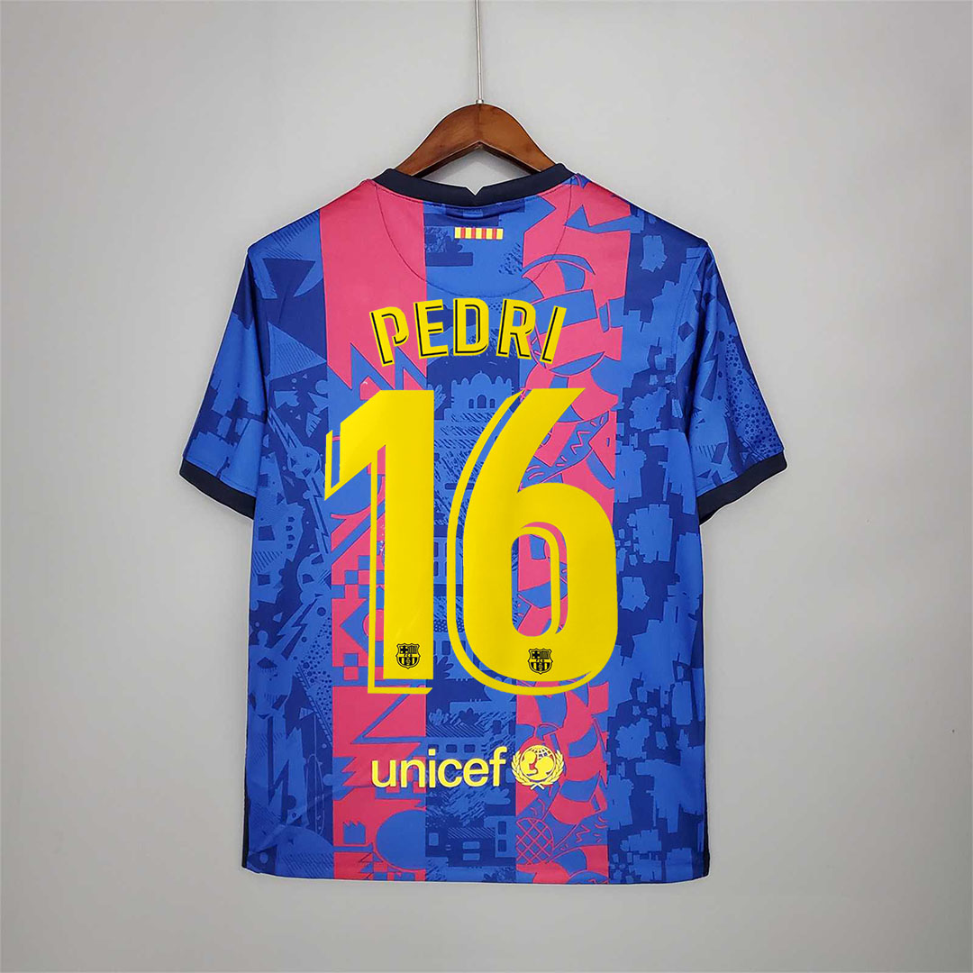 Barcelona Retro Jersey Third Away Soccer Shirt 2021/22
