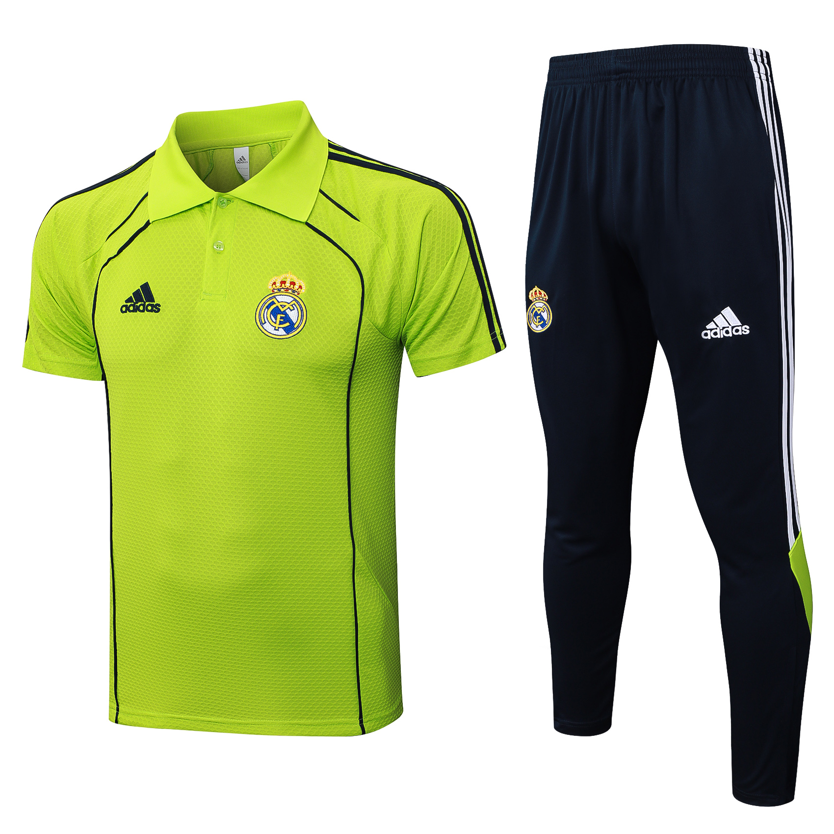 Real Madrid Training Kit (Polo+Pants) Green 2025/26