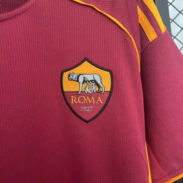 Roma Soccer Jersey Home Custom Shirt 2025/26