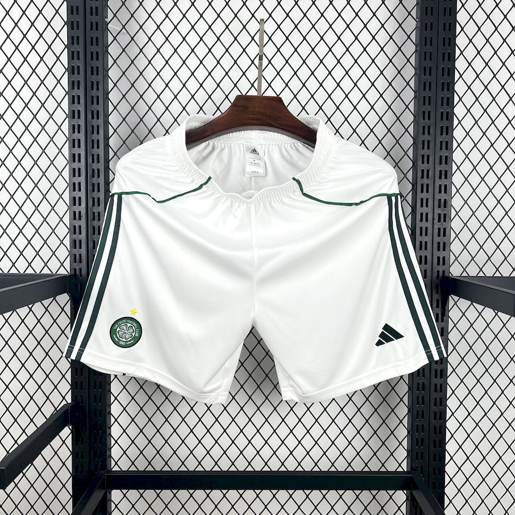 Celtic Soccer Jersey Home Custom Shorts 2025/26