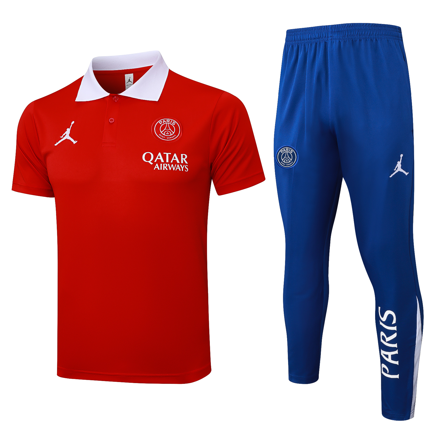PSG Training Kit (Polo+Pants) Red 2025/26
