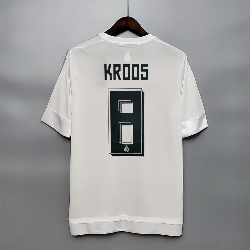 Real Madrid Retro Jersey Home Custom Soccer Shirt 2015/16