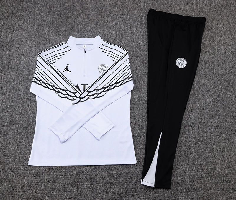 PSG Training Kit (Sweatshirt+Pants) White 2025/26