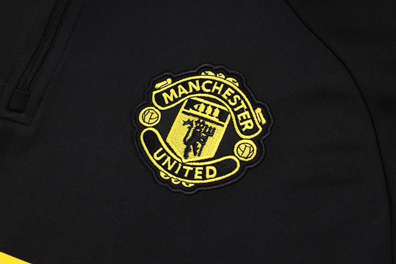 Manchester United Training Kit (Sweatshirt+Pants) Black 2025/26
