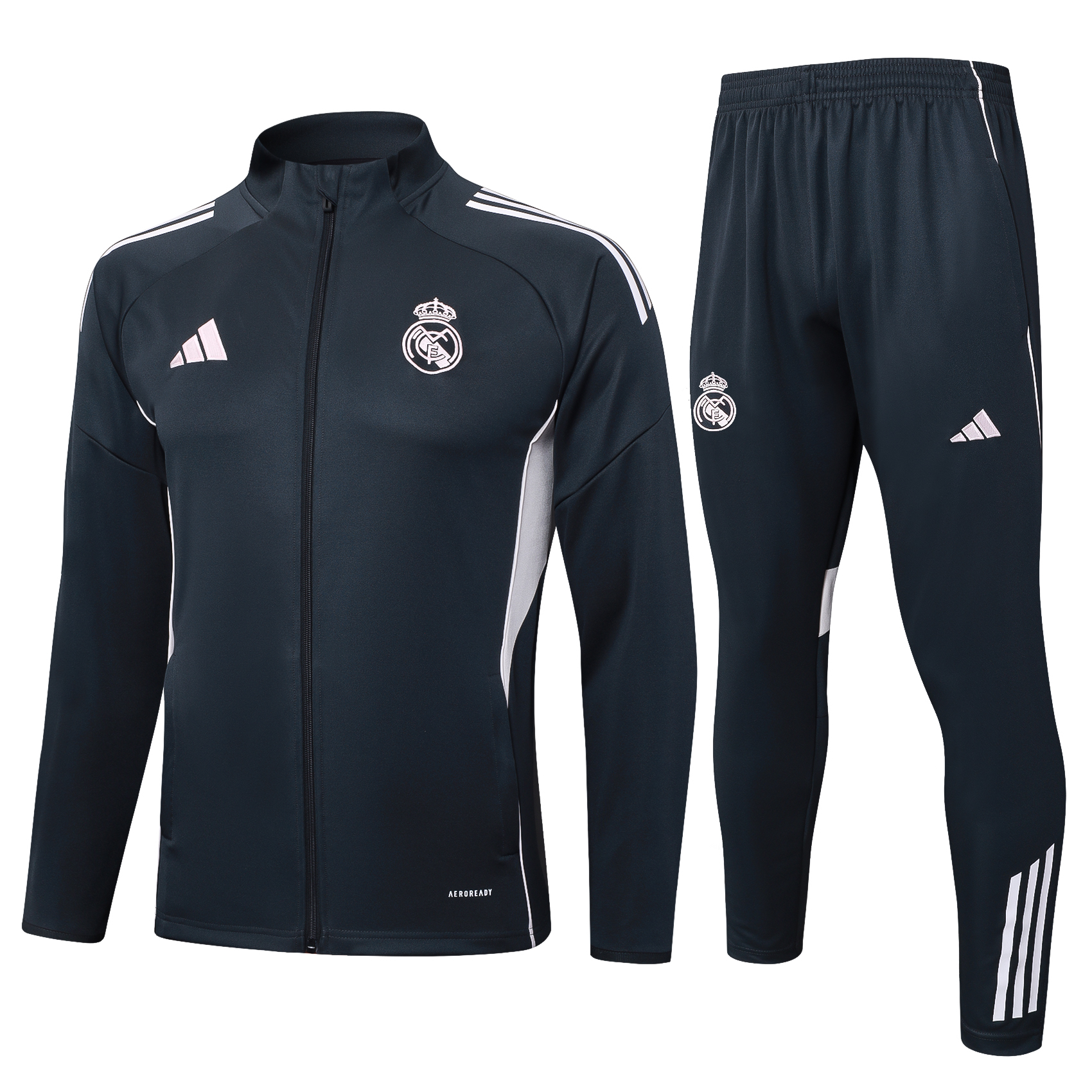 Real Madrid Training Kit (Jacket+Pants) Deep Grey 2025/26
