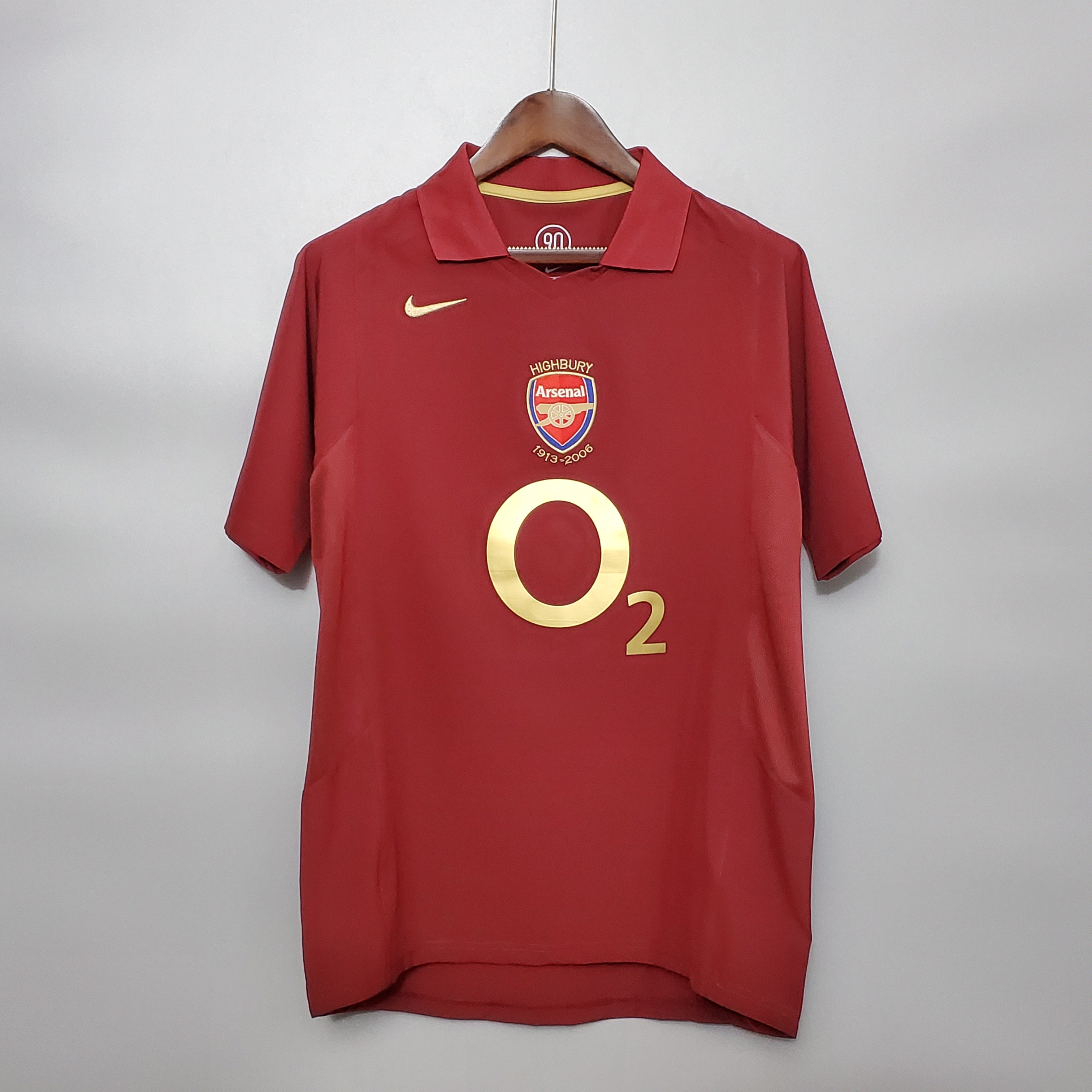 Arsenal Soccer Retro Jersey Home Custom Shirt 2005/06
