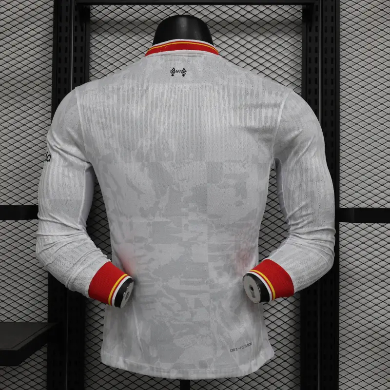 Liverpool Authentic Football Jersey Third Away Long Sleeve Shirt 2024/25