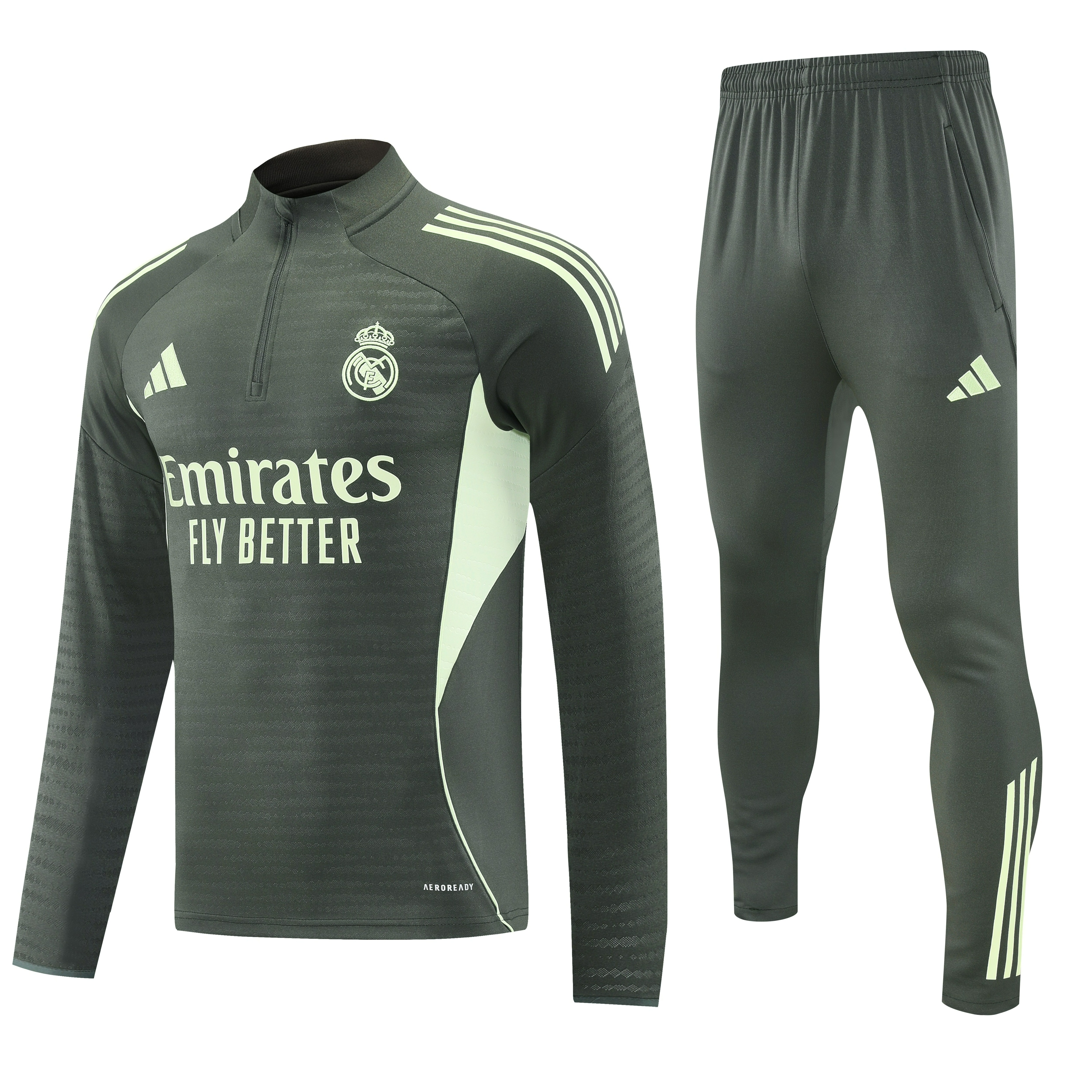 Real Madrid Authentic Training Kit (Sweatshirt+Pants) 2025/26 - Player Version