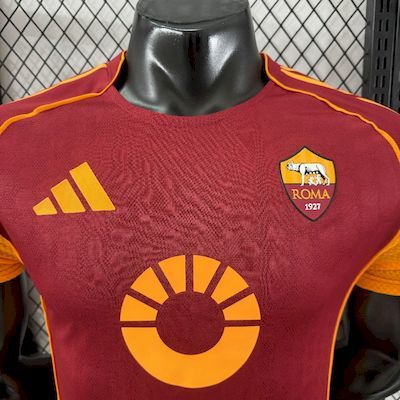 AS Roma 2025-26 Home Jersey Player Version