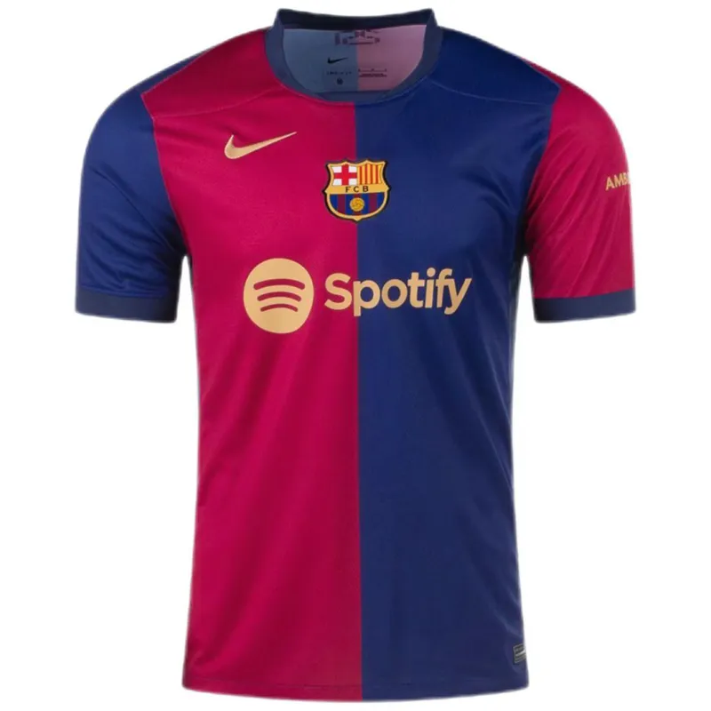 2024-25 LAMINE YAMAL #19 Barcelona Soccer Jersey Home Custom Shirt