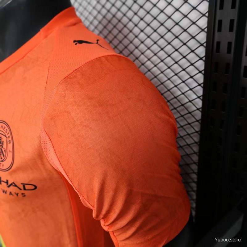 Player Version 25-26 KIDSUPER x MANCHESTER CITY Orange Jersey