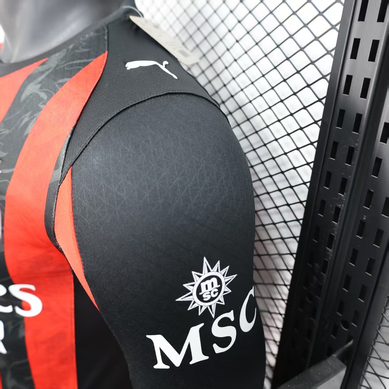 Player Version 25-26 AC Milan Home Long Sleeve Jersey