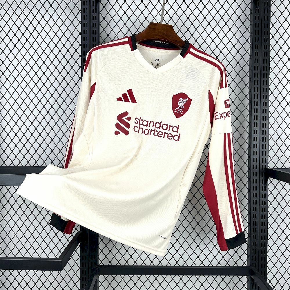 2025-26 Liverpool Away Long Sleeves Jersey