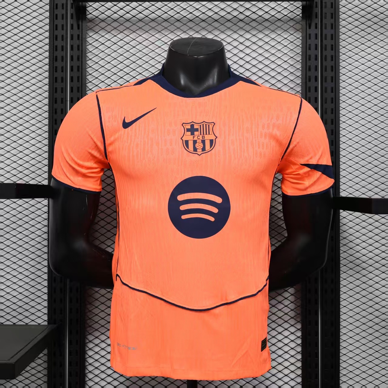 Player Version 25-26 Barcelona Third Orange Jersey