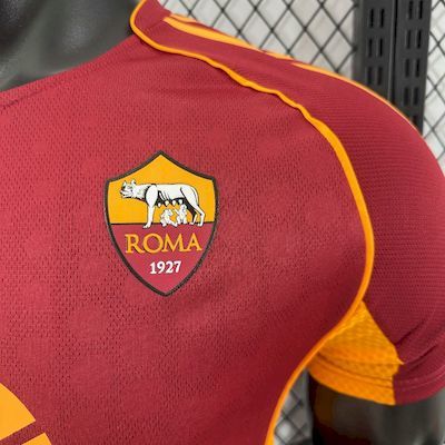 AS Roma 2025-26 Home Jersey Player Version