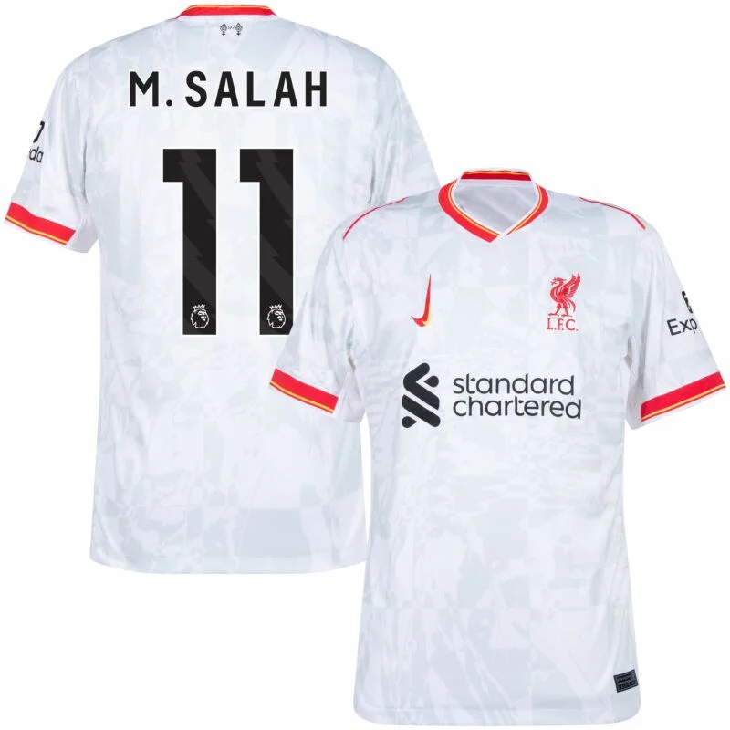 Liverpool Third Away  M.Salah 11 Shirt 2024-2025 (Premier League)  S-4XL