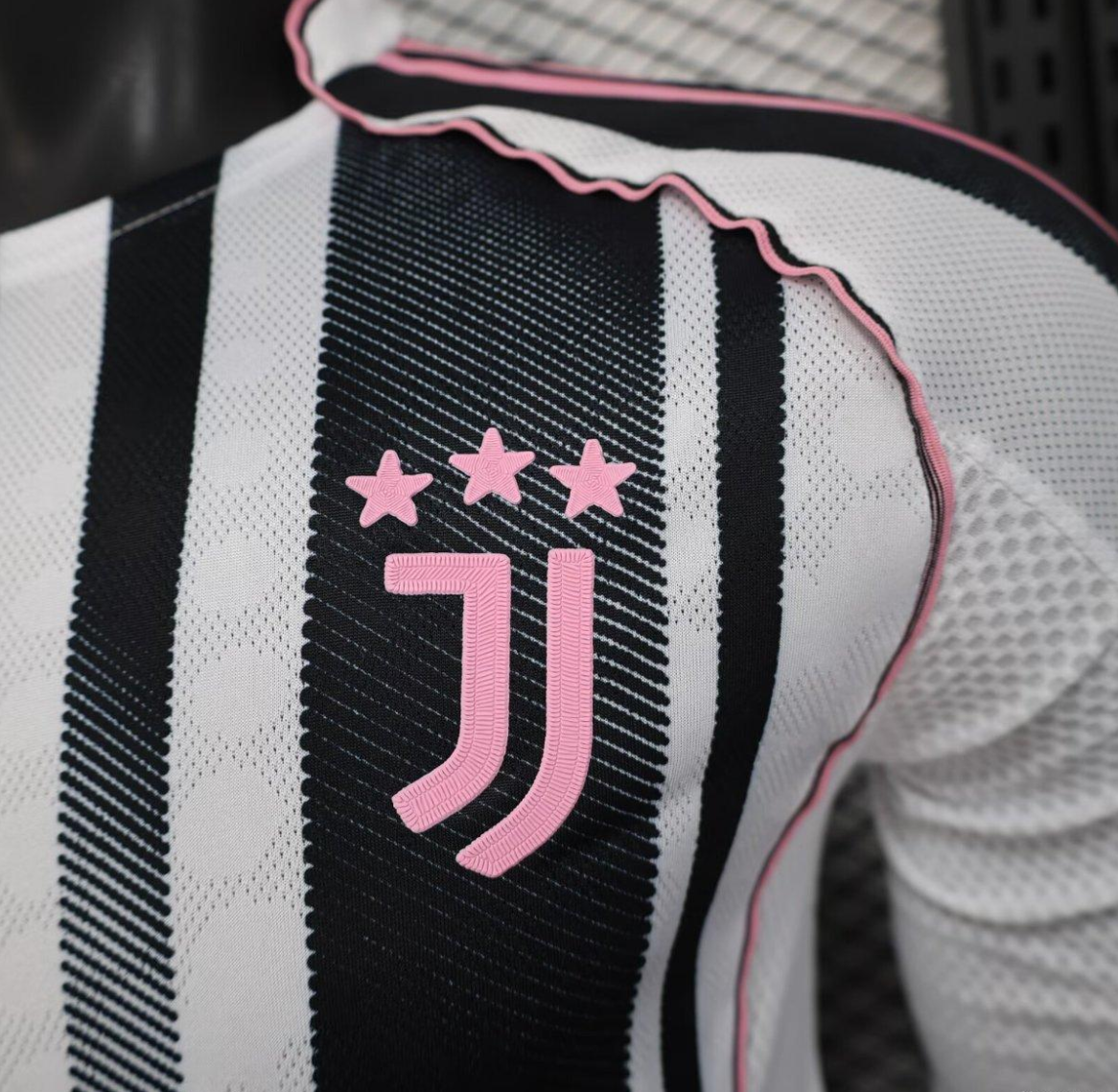 Player Version 25-26 Juventus Home Long Sleeve Jersey