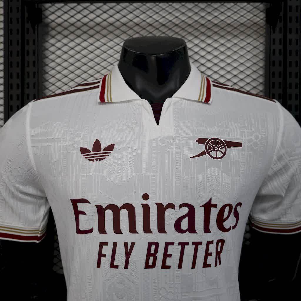 Player Version 25-26 Arsenal Third White Jersey