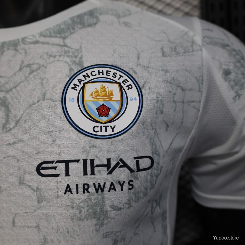 2025-26 Manchester City Away Jersey Player Version