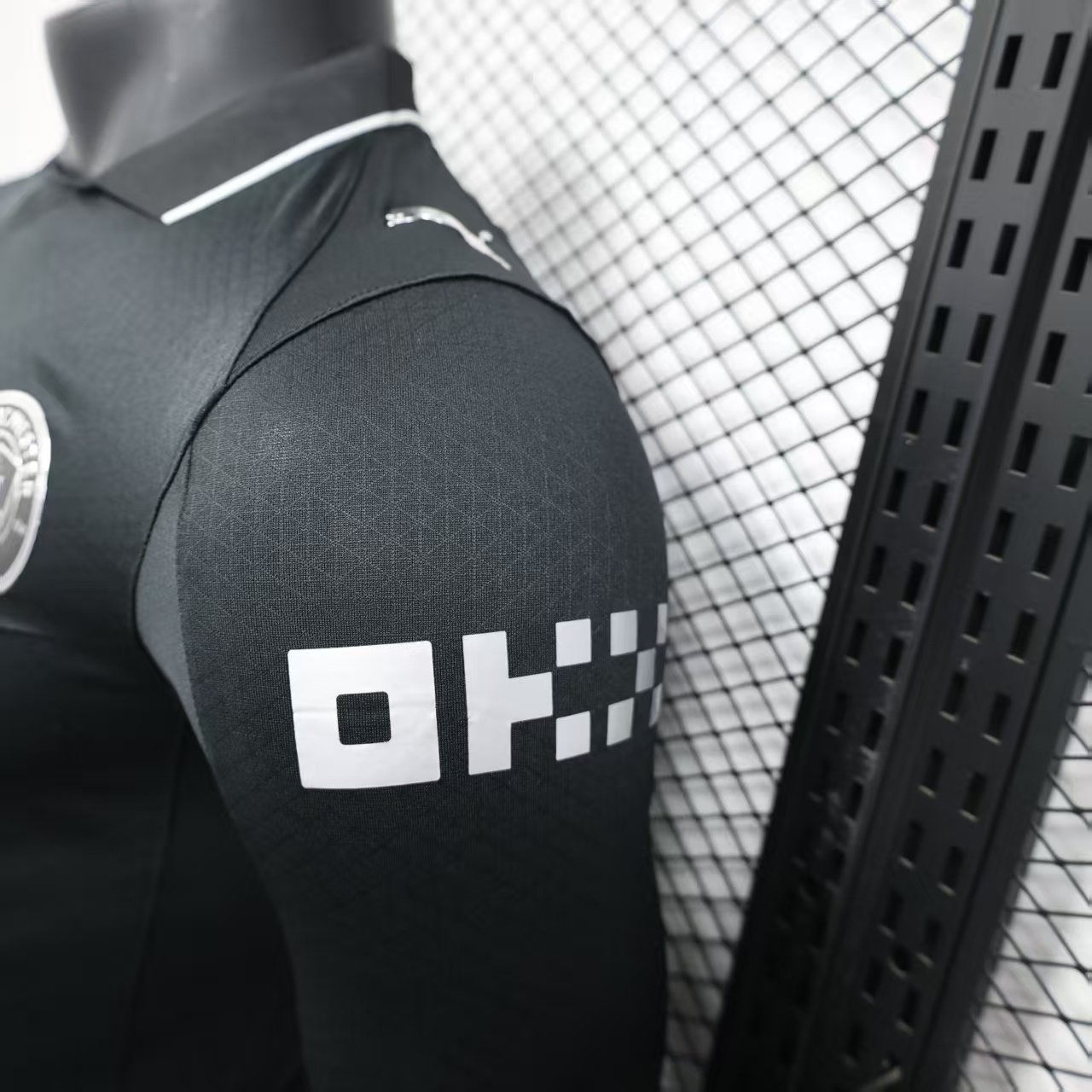 Player Version 25-26 Manchester City Away Long Sleeve Black Jersey