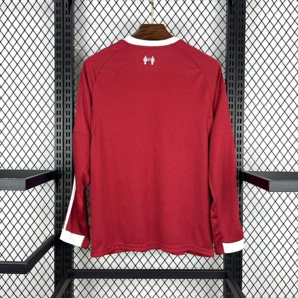 2025-26 Liverpool Home Long Sleeves Jersey