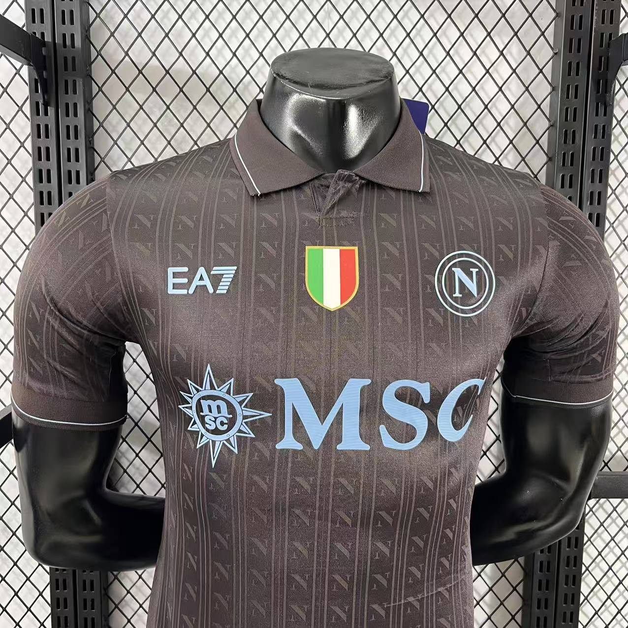 Player Version 25-26 Napoli Third Black Jersey