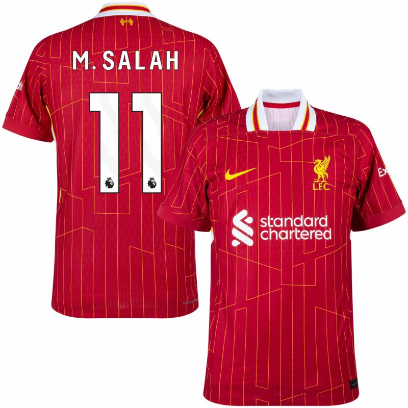 Liverpool Home M.Salah 11 Shirt 2024-2025 (Premier League) Player version Size：S-2XL