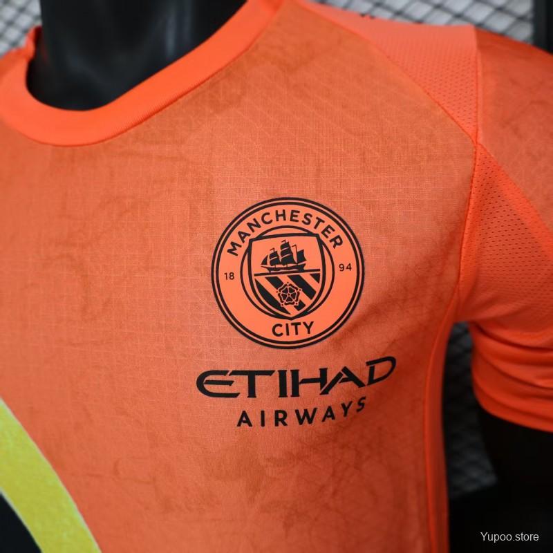 Player Version 25-26 KIDSUPER x MANCHESTER CITY Orange Jersey