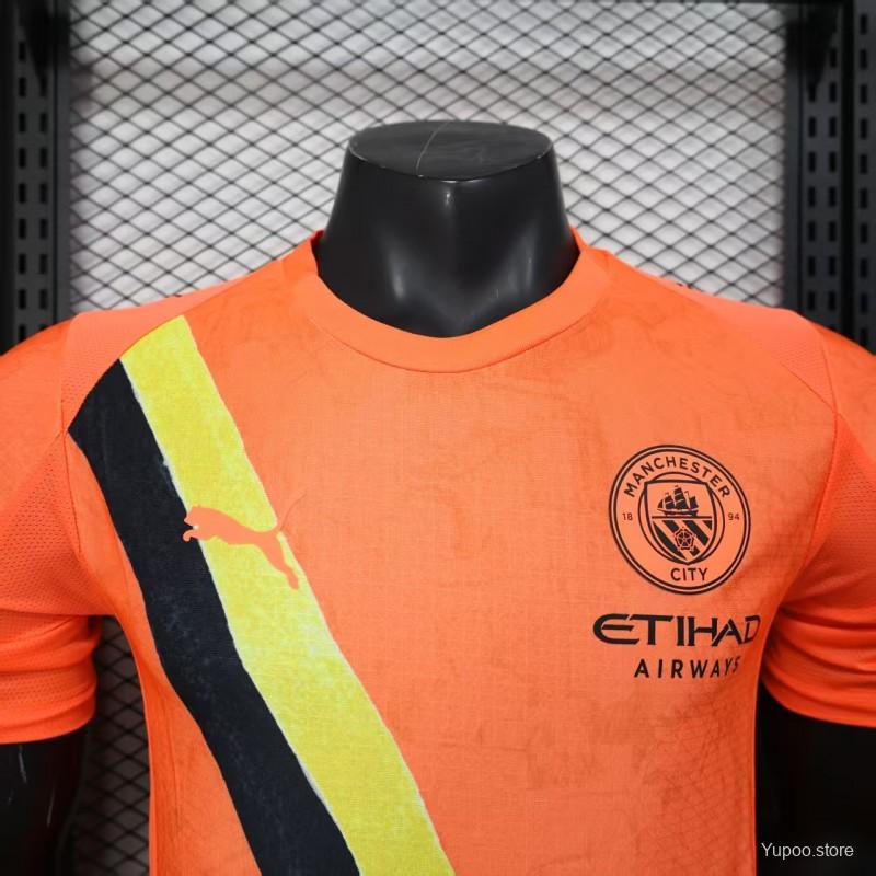 Player Version 25-26 KIDSUPER x MANCHESTER CITY Orange Jersey