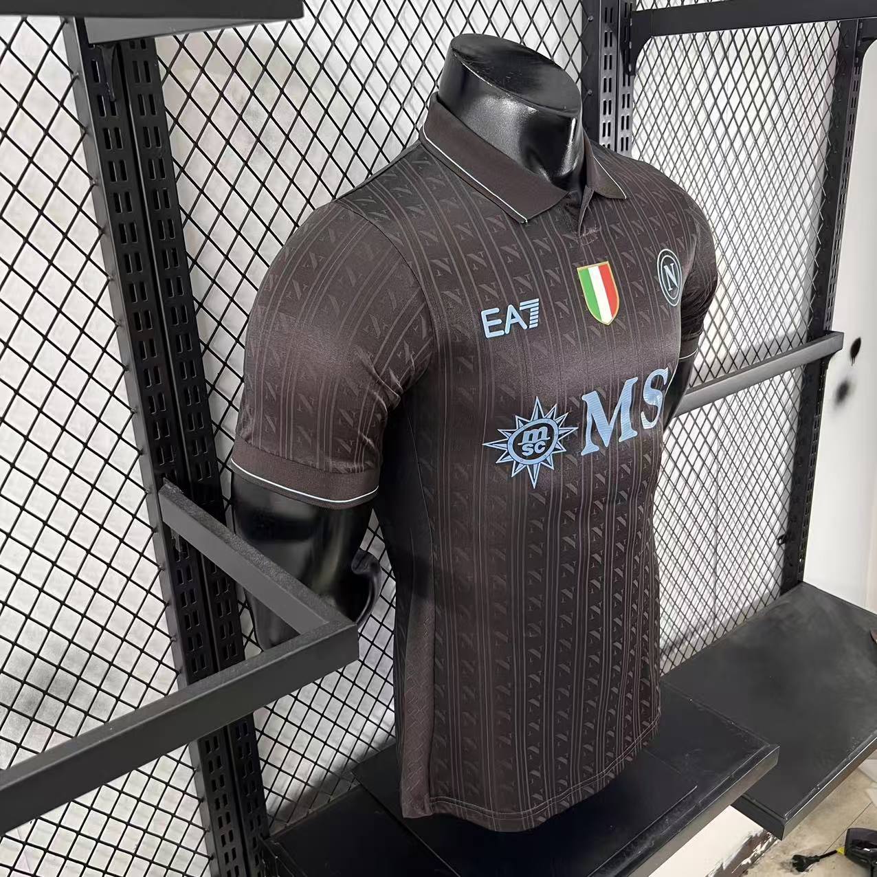 Player Version 25-26 Napoli Third Black Jersey