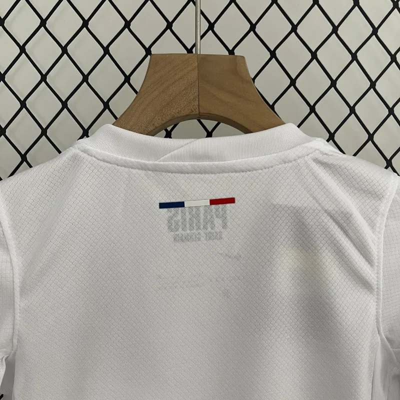 24-25 PSG Saint-Germain Away Soccer Kids Kit Jersey+Shorts