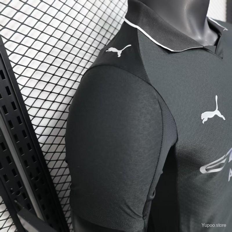 Player Version 25-26 Manchester City Black Away Jersey