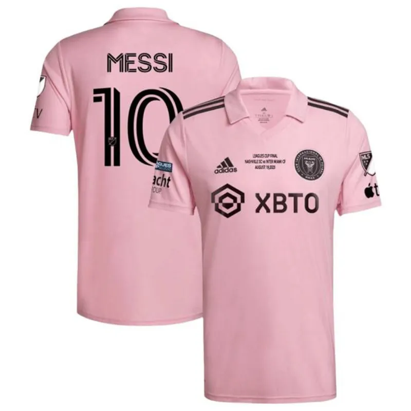 Inter Miami MESSI #10 Leagues 2022 Cup Final Version Jersey Home