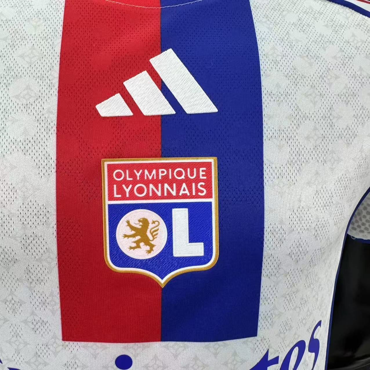 Player Version 25-26 Olympique Lyonnais Lyon Home Jersey