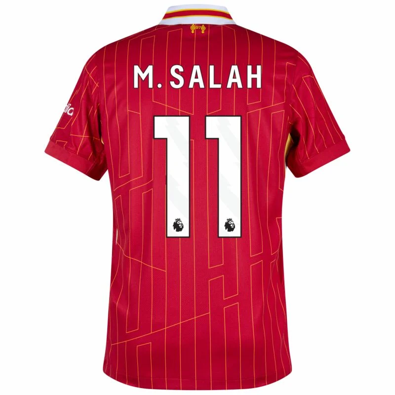 Liverpool Home M.Salah 11  Shirt 2024-2025 (Premier League)  Size S-4XL