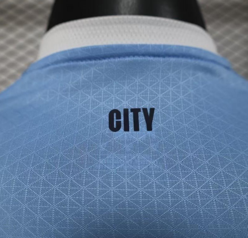 Player Version 25-26 Manchester City Home Long Sleeve Jersey