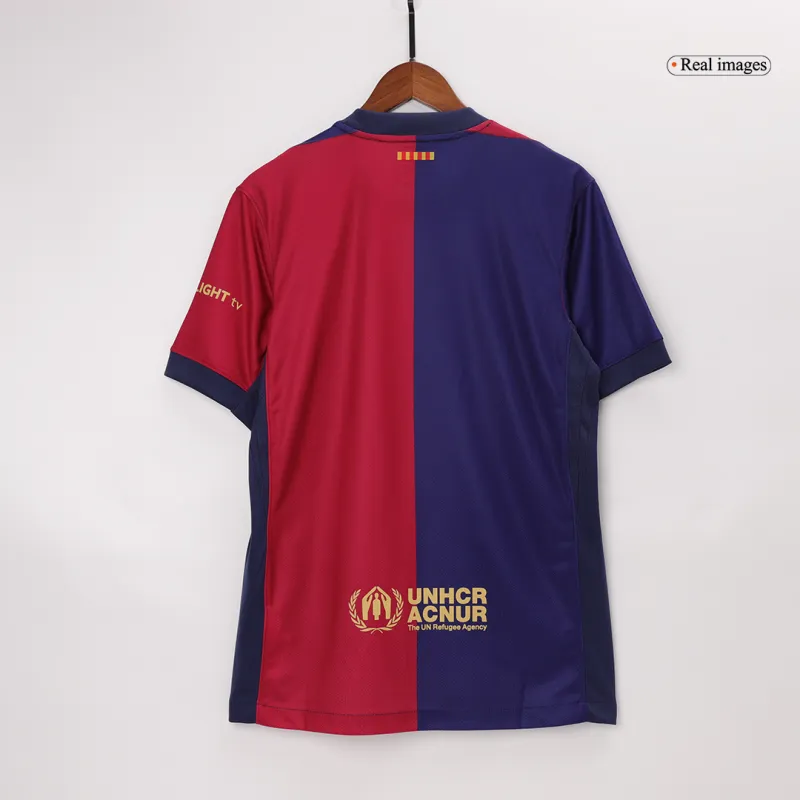 2024-25 LAMINE YAMAL #19 Barcelona Soccer Jersey Home Custom Shirt