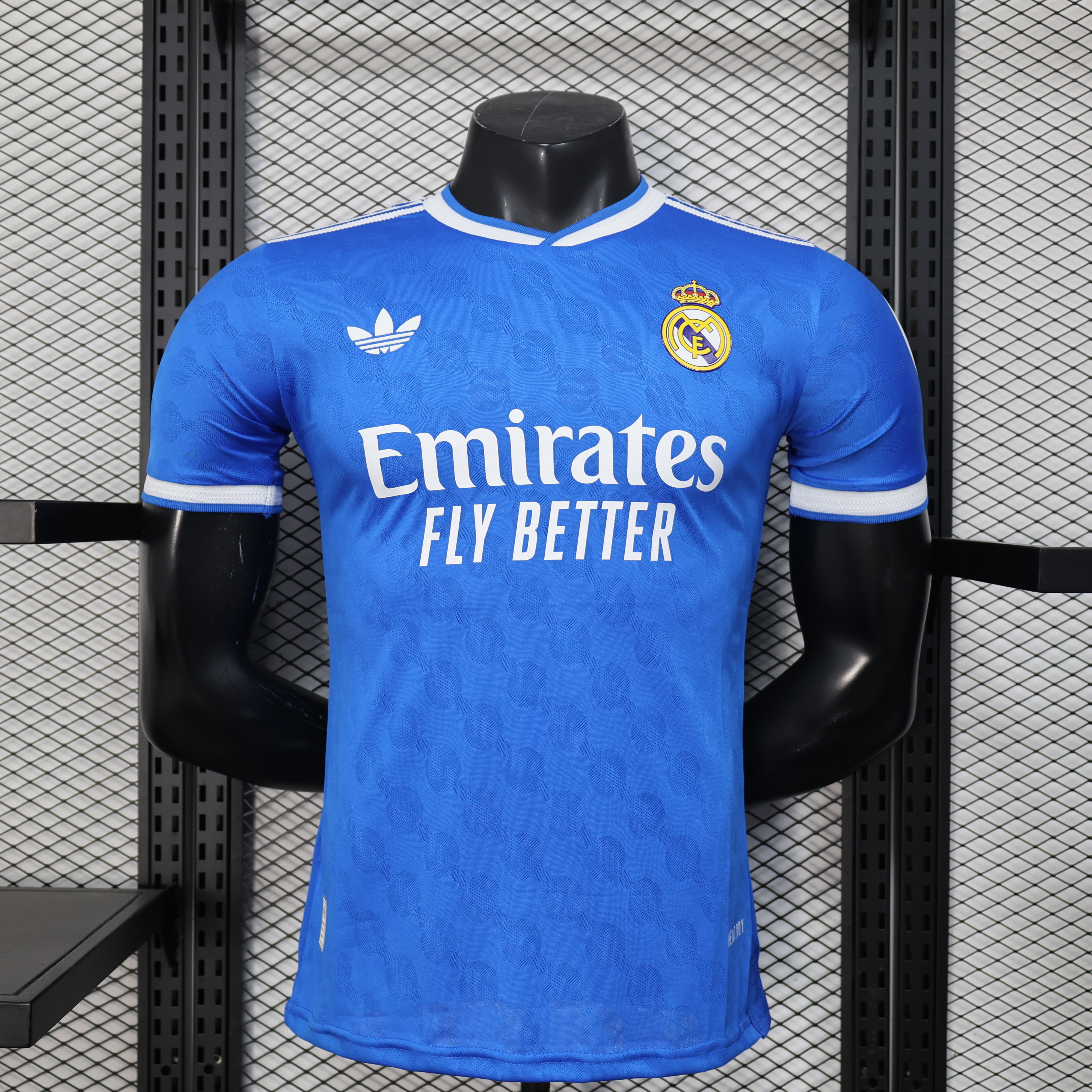 Player Version 25-26 Real Madrid Third Blue Jersey