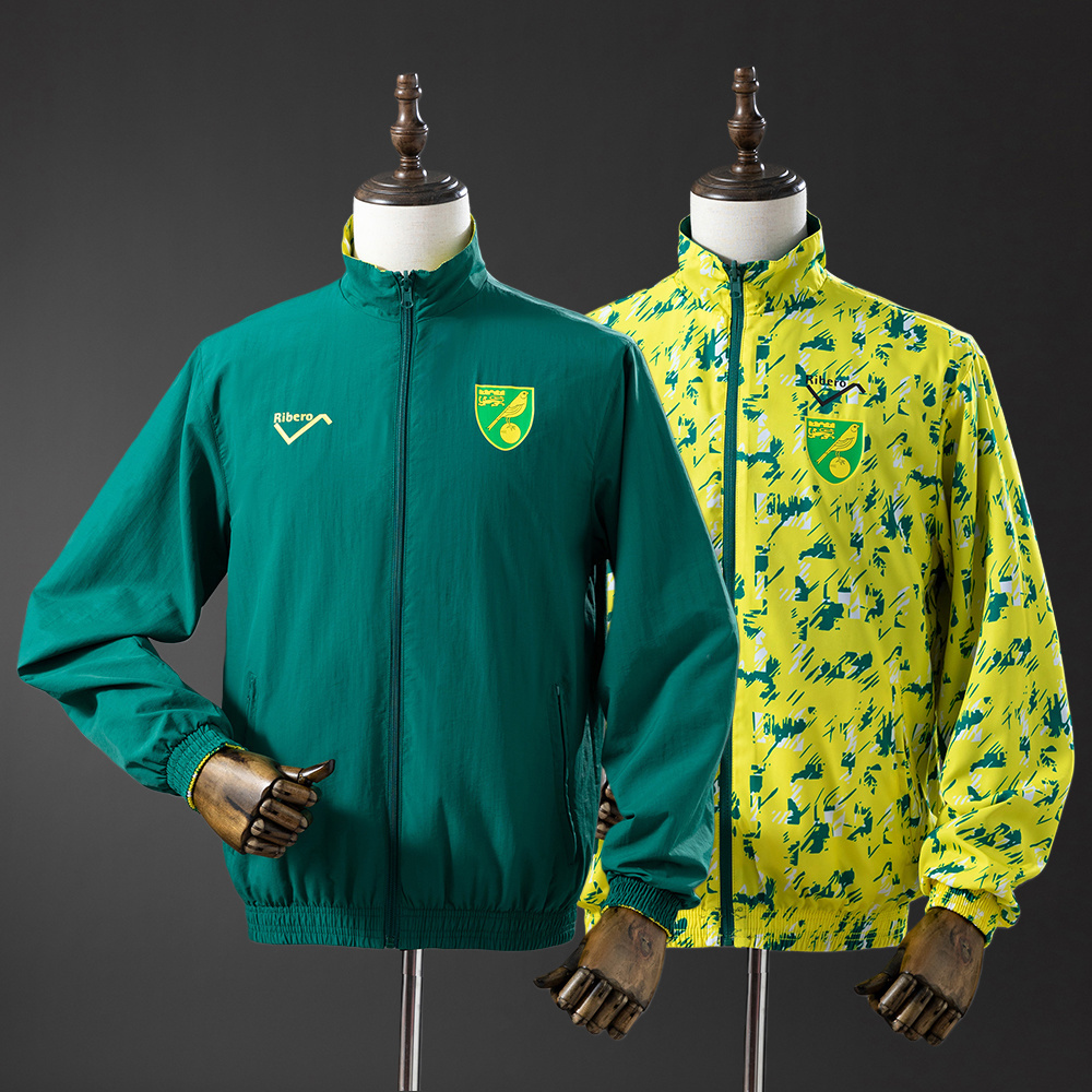 Norwich City Reversible Jacket Windbreaker - Blue & Yellow