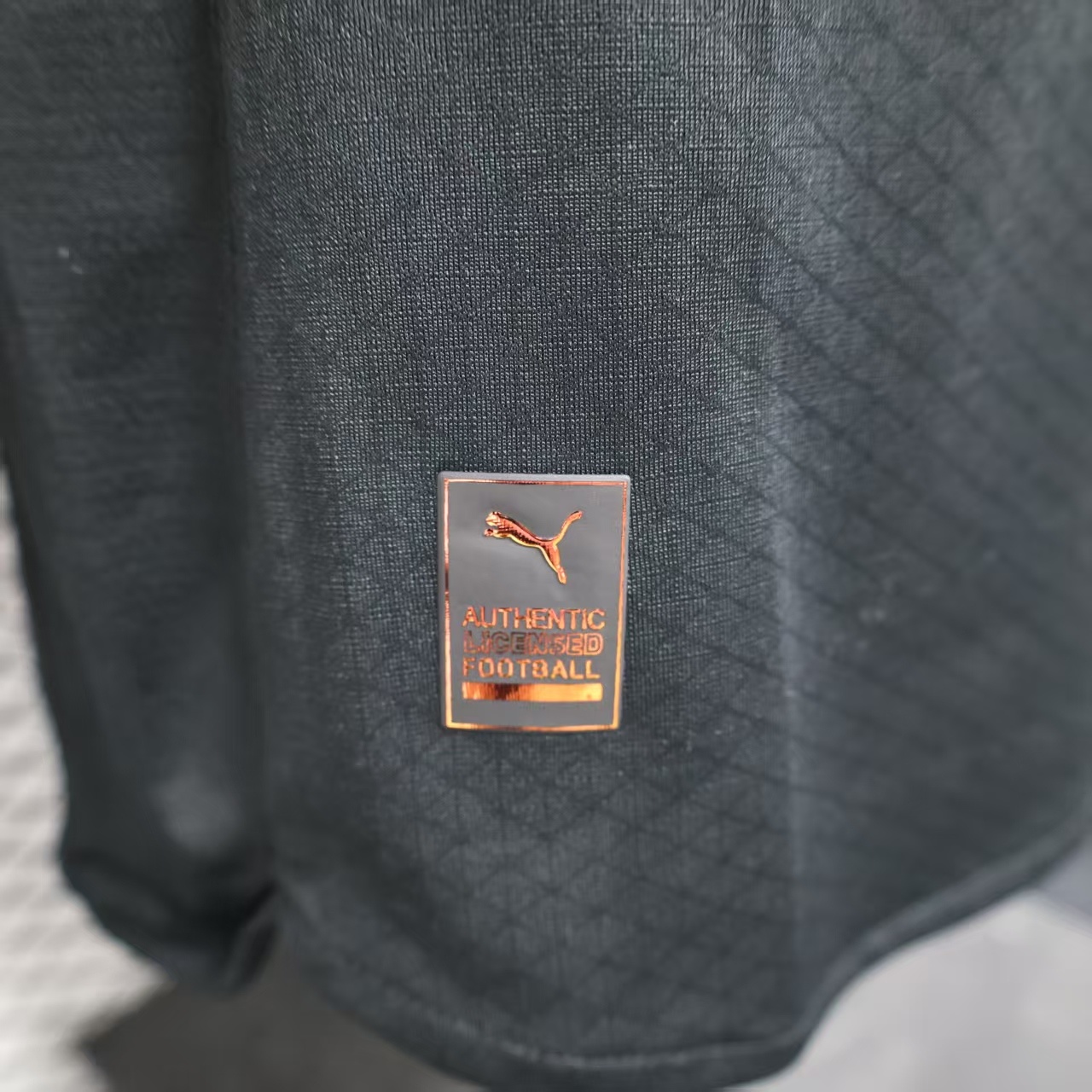 Player Version 25-26 Manchester City Away Long Sleeve Black Jersey