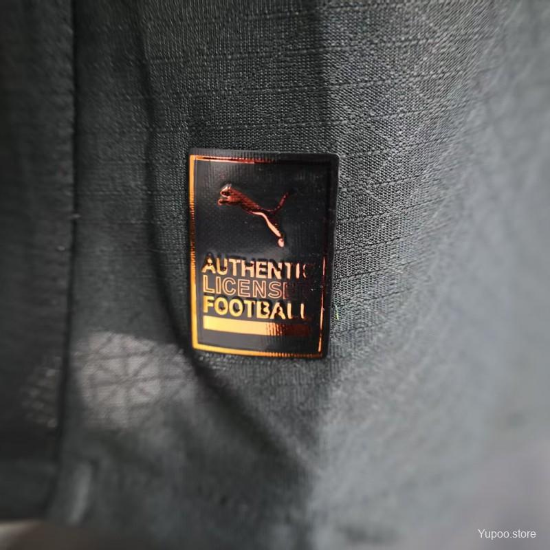 Player Version 25-26 Manchester City Black Away Jersey