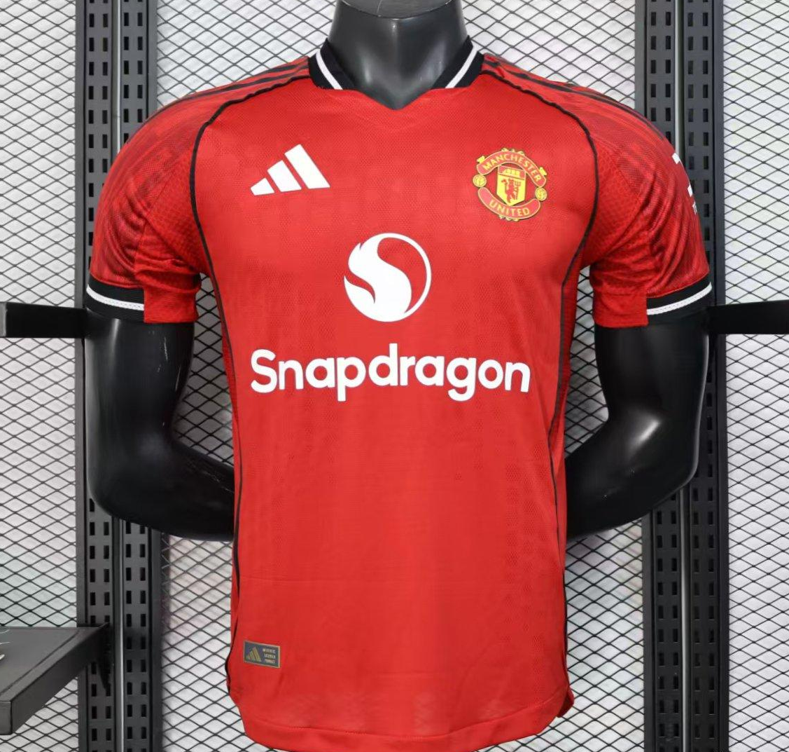 Player Version 25-26 Manchester United Home Jersey