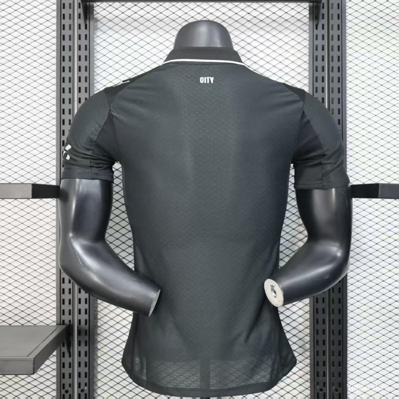 Player Version 25-26 Manchester City Black Away Jersey