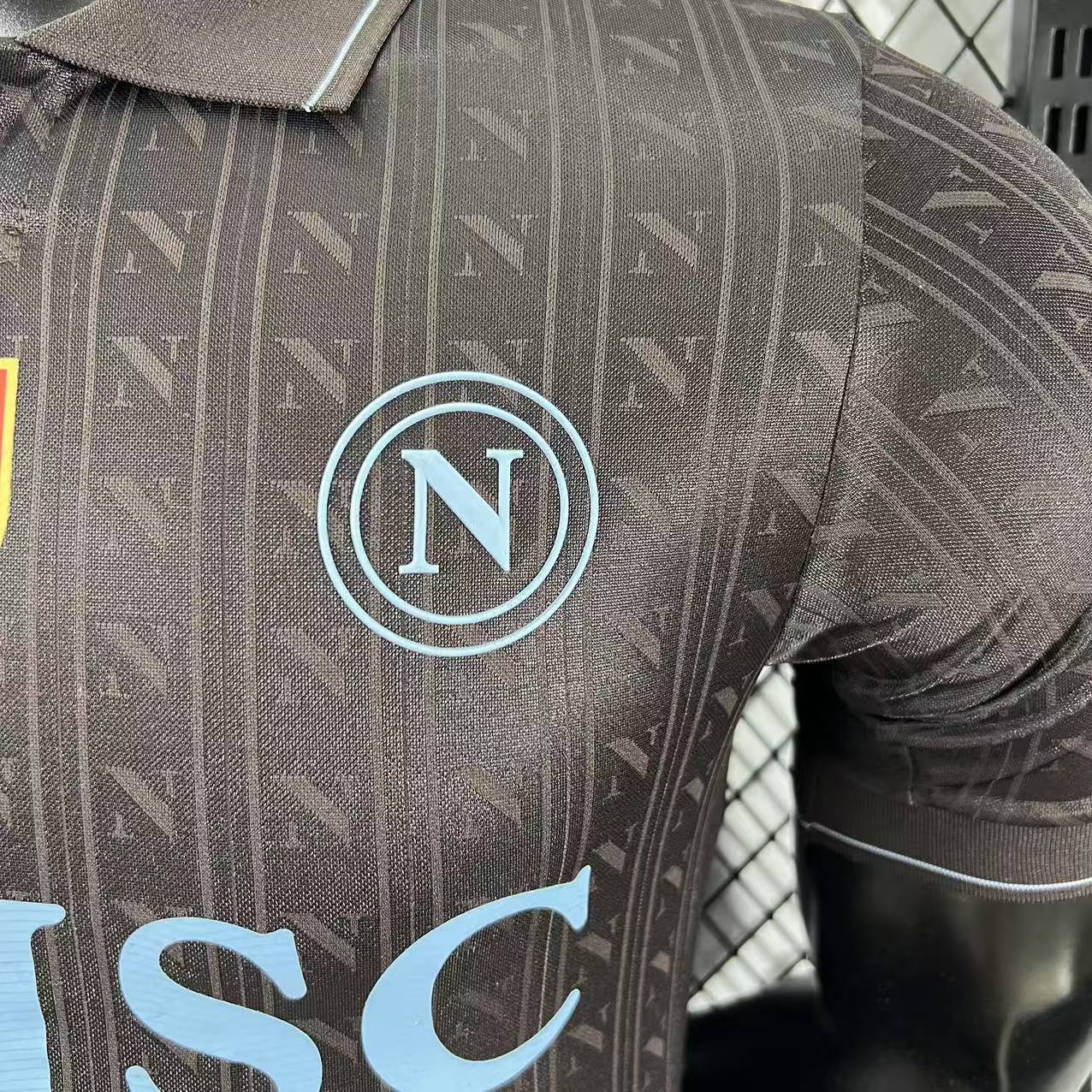 Player Version 25-26 Napoli Third Black Jersey