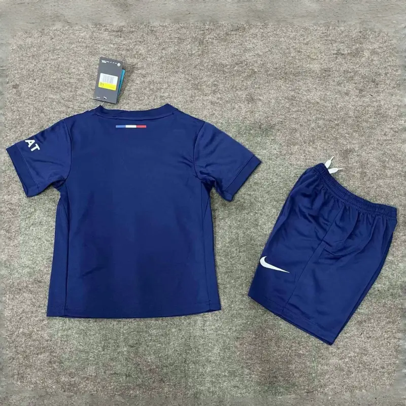 24-25 PSG Saint-Germain Home Soccer Kids Kit Jersey+Shorts