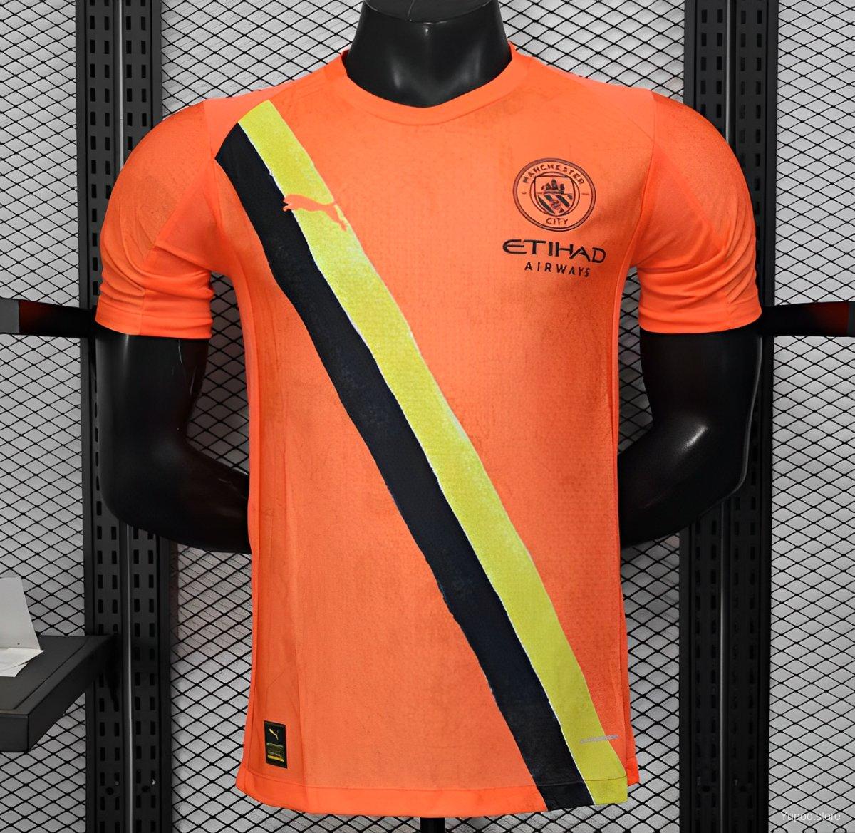 Player Version 25-26 KIDSUPER x MANCHESTER CITY Orange Jersey