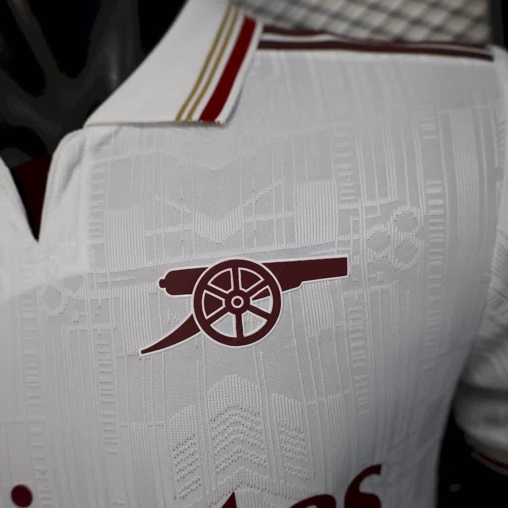 Player Version 25-26 Arsenal Third White Jersey